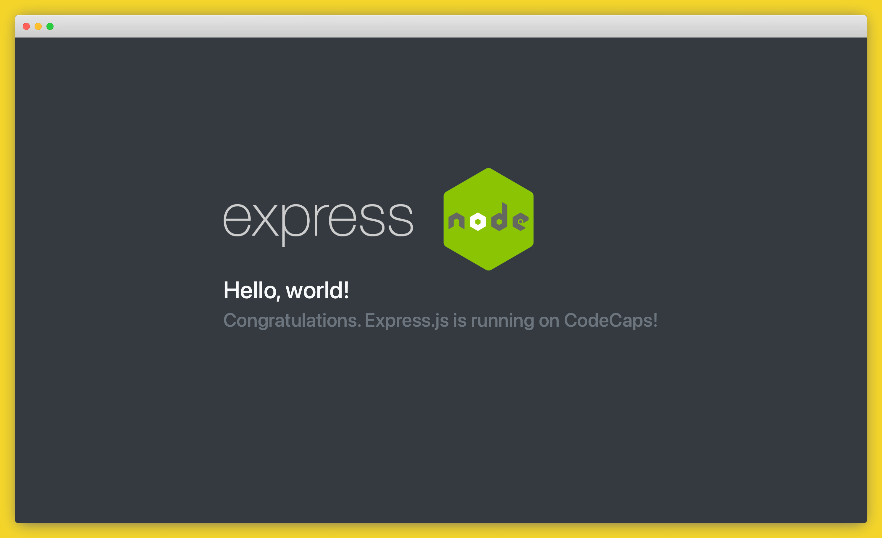 cc express app